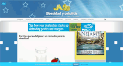 Desktop Screenshot of obesidad-celulitis.com